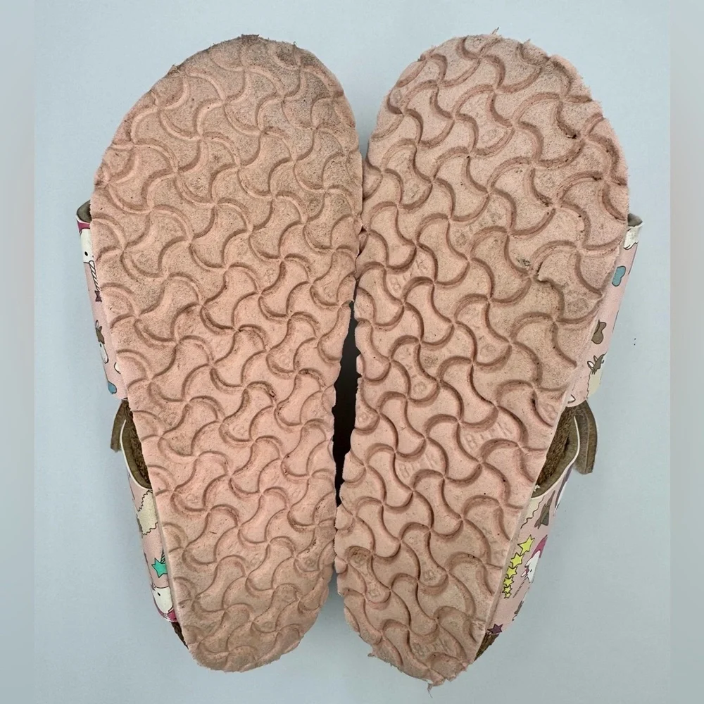 Birkenstock Sz 30 Kids Rio Unicorn Sandals - Pink. Well-worn, well-loved!